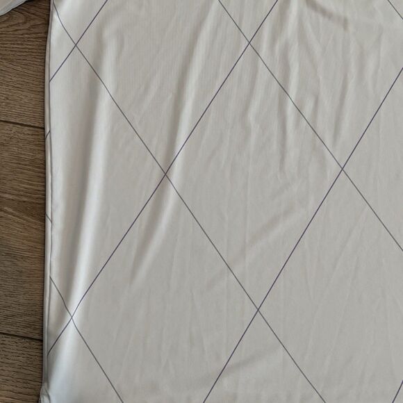 Footjoy Golf Polo Shirt Mens 2XL Blue All Over Print Geometric Pattern Blue - Picture 2 of 7